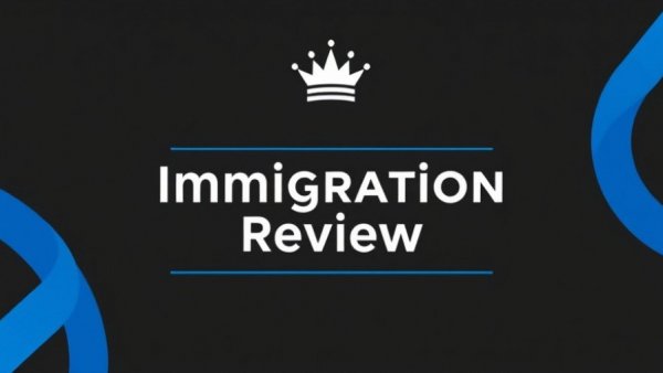 Podcast cover for Immigration Review with anti-gang political opinion theme