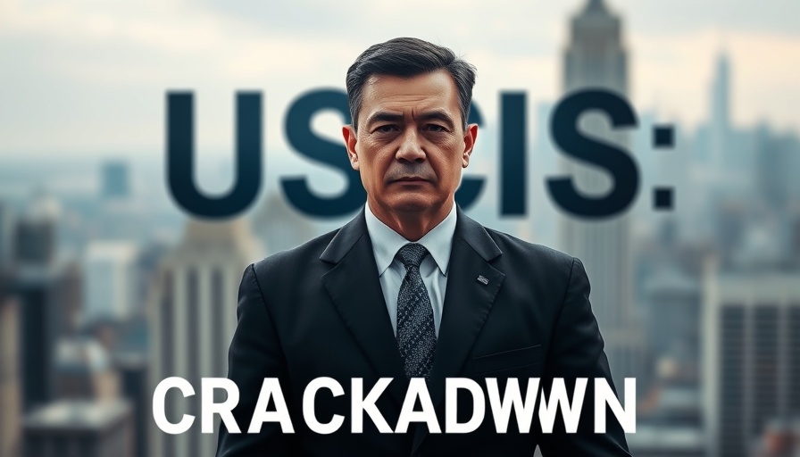 USCIS Cracking Down on Immigration Fraud announcement visual.
