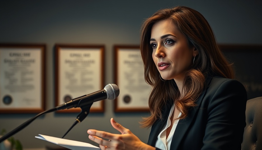 Female speaker discusses legal topics on 'Avoid Being Placed in Removal' live replay.