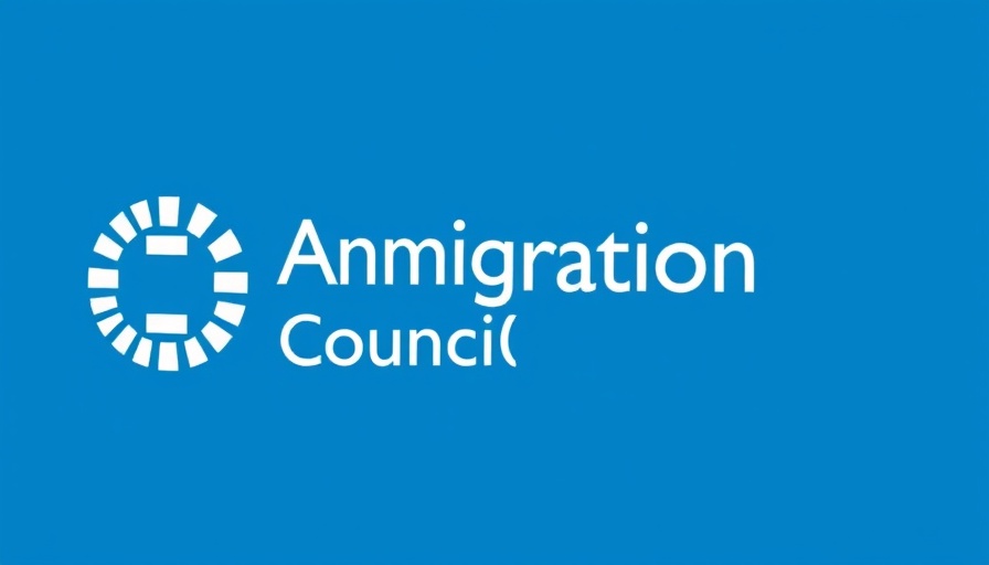 American Immigration Council logo on blue background promoting Stop ICE from Jailing Immigrant Teens