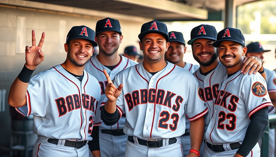 Hank Aaron Award nominees Arizona Diamondbacks players in dugout.