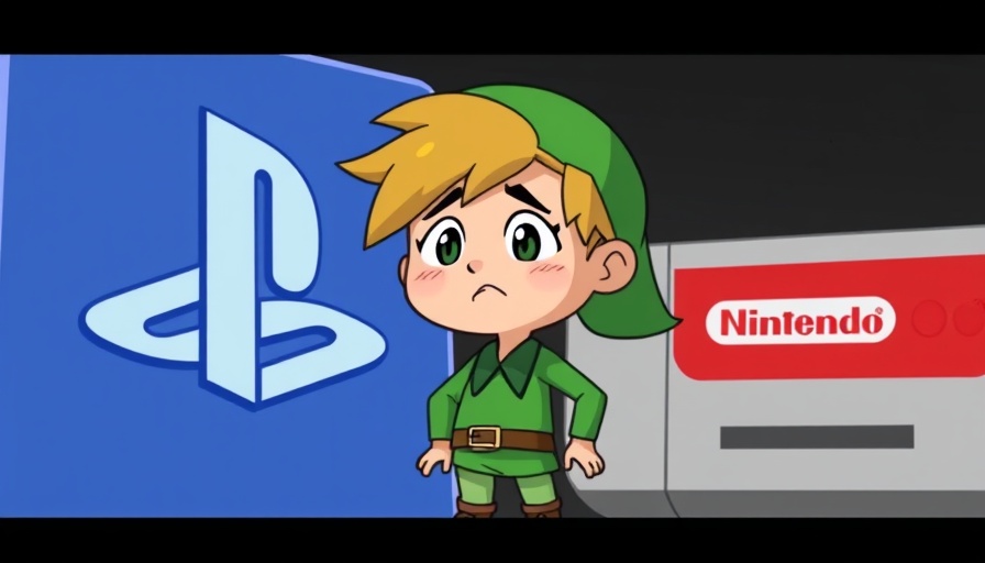Cartoon character sad in front of gaming logos, cost of gaming consoles.