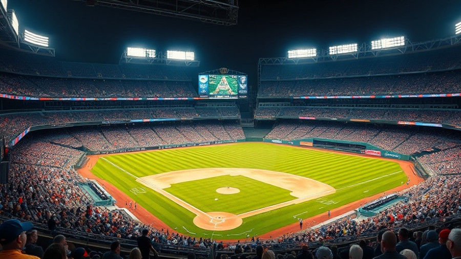 World Series game at Texas Rangers stadium with lively crowd.