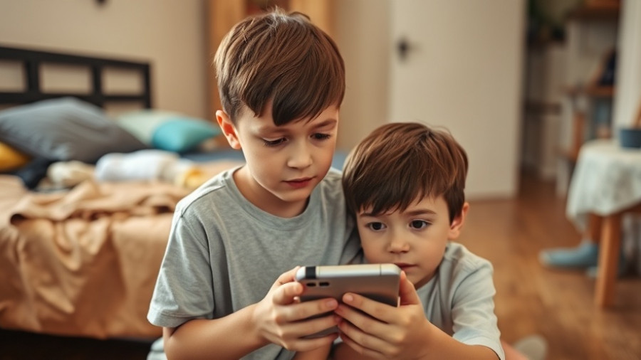 Kids in bedroom engaging with screen, strategies to limit screen time for your kids.