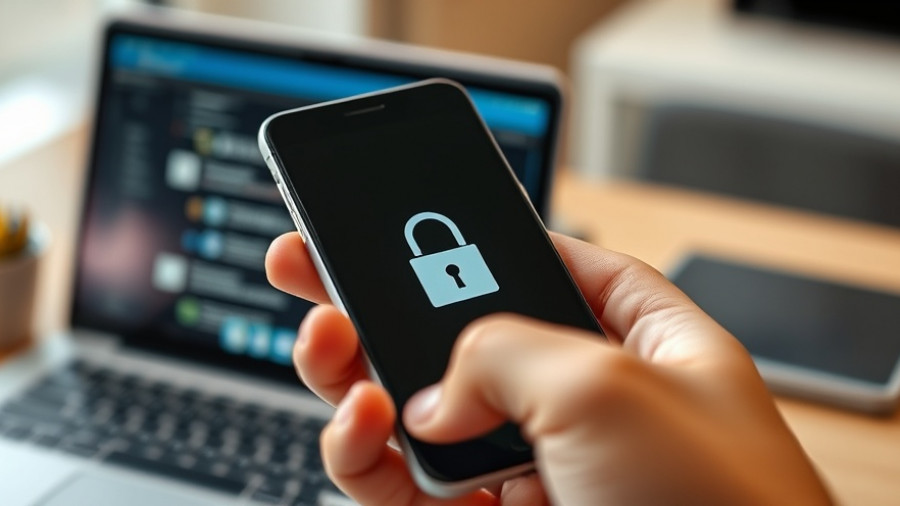 Smartphone with locked screen in front of laptop, AWS cloud outage impact on family services.