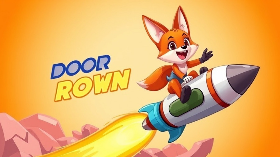 BYO Crimson Bundle promotional graphic with animated fox and rocket.