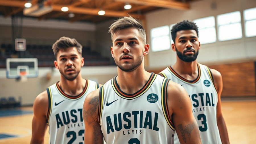Australian NBA players focused on action during a game.