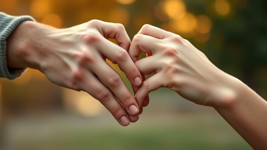 Hands forming heart shape expressing unity, Ubuntu School Bullying.