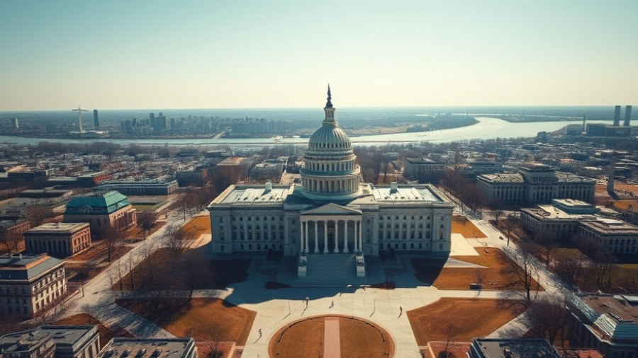 Aerial view of the Pentagon, Washington D.C., emphasizing structure.