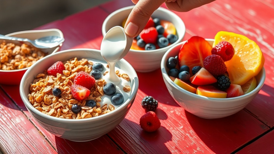 Colorful breakfast bowls to boost energy and gut health