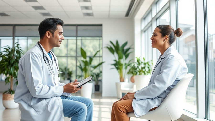 Modern mental health clinic consultation highlighting Men Talk Uganda.