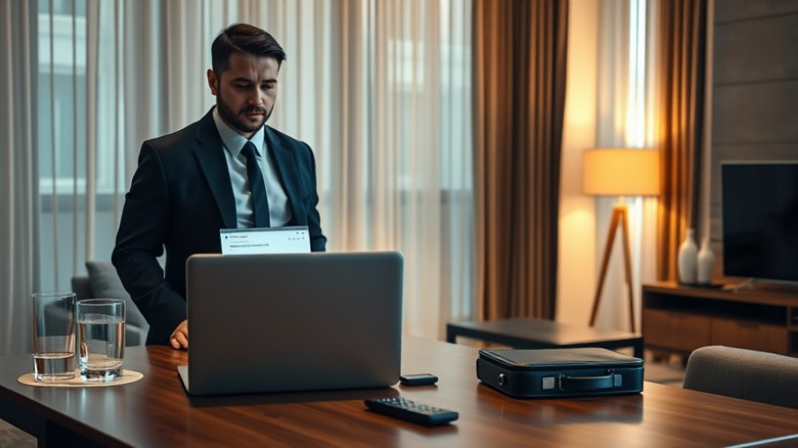 Man in business attire receiving message at home, Right to Disconnect Bill Kerala.