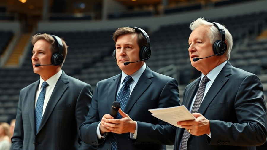 NBC NBA On the Bench Broadcast commentators discussing a basketball game.