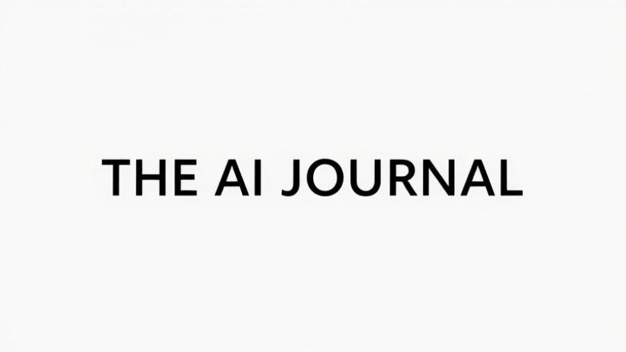THE AI JOURNAL logo, minimalistic text design.