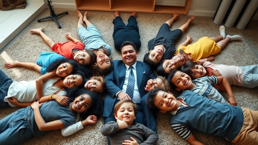 Children in circle with parent representing power to prevent bullying.