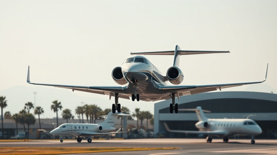 Luxury private jet taking off, climate crisis and inequality.