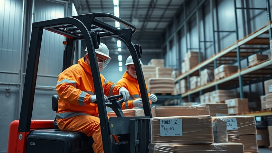Workers in cold storage highlighting employer liability in workplace accidents