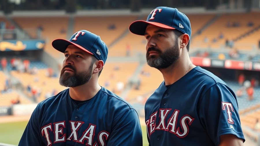 Texas Rangers staff discussing changes at baseball stadium.