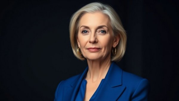 Professional woman in blue outfit, neutral expression, Vacation Accrual for Sick Employees