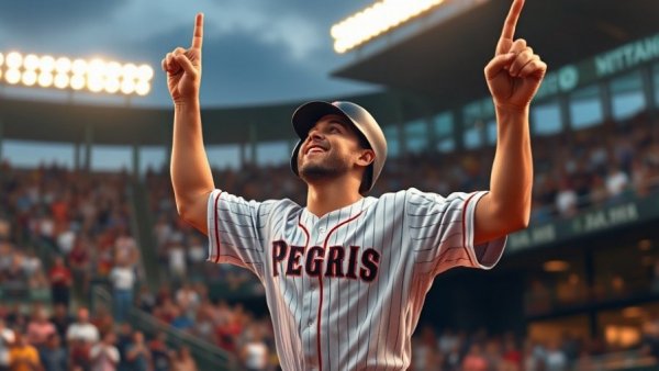 Dynamic baseball player celebrates, showcasing Munetaka Murakami Red Sox potential impact.