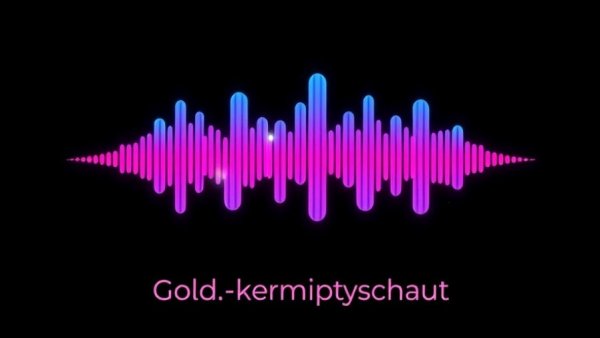 Futuristic sound wave logo for Silent Subliminals Gold membership.
