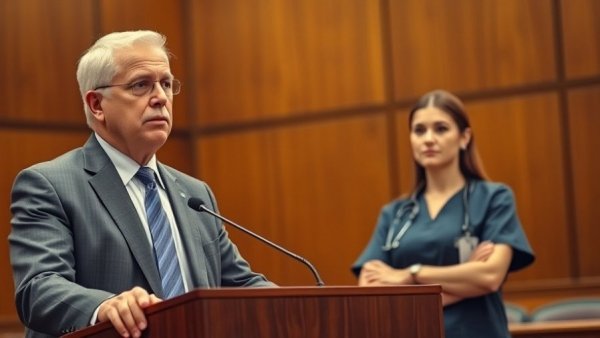 Professional discussion on mesothelioma symptoms and diagnosis in courtroom.