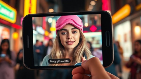 Gen Alpha slang exploration: Sleepy girl mocktail trend in digital media.