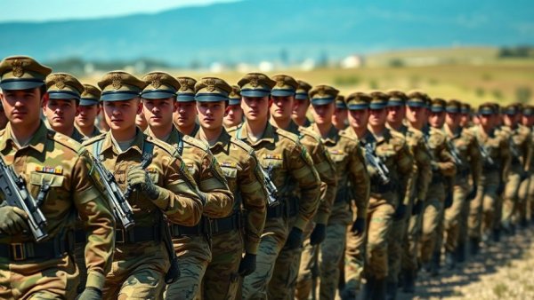 Military troops marching, symbolizing Sri Lankan Civil War human cost.