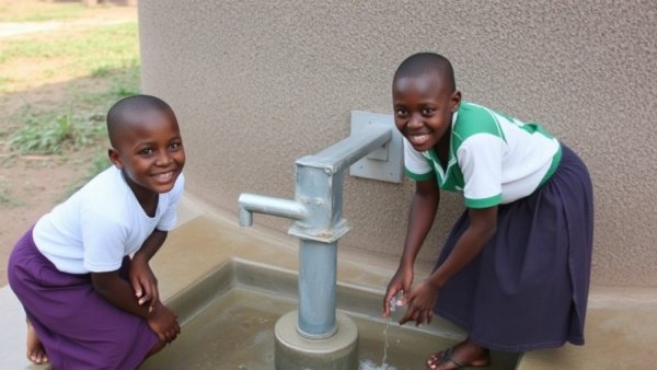 UNICEF water pumps: a source of life, health and resilience