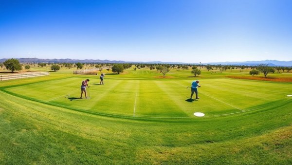 Ala Wai Golf Course Driving Range reopened with golfers practicing.