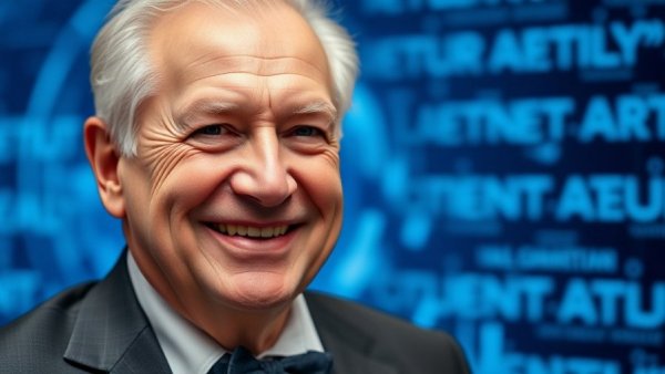 Distinguished business leader portrait for AI and Human Skills for Future Workforce.