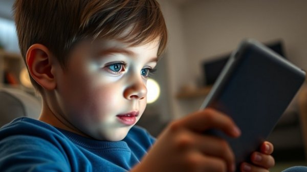 Child playing Roblox on tablet, highlighting age verification for safety.