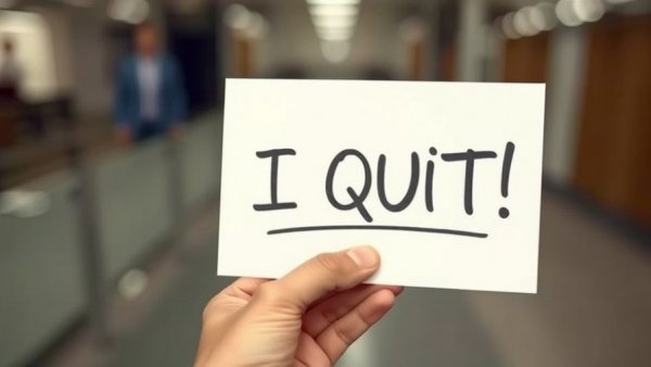 Sign reading 'I QUIT!' symbolizing toxic workplace culture in India.