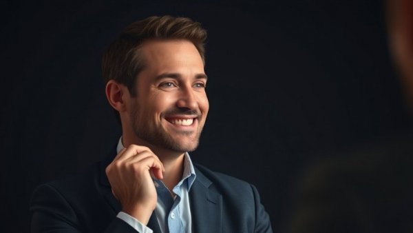 Future of work without jobs concept with thoughtful man.