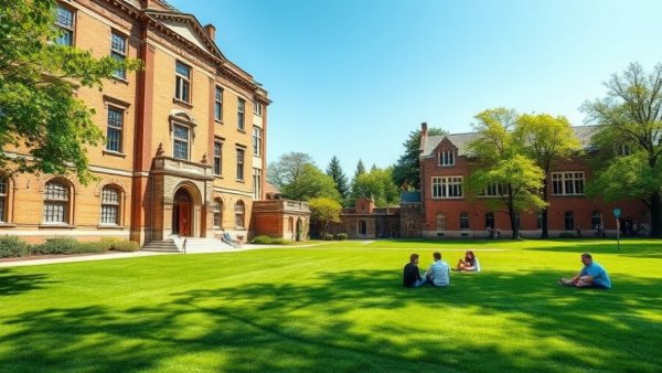 Brown University campus with students relaxing, Transformative Justice Initiative.