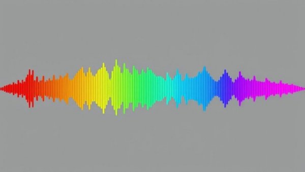 Colorful sound wave illustration representing the multidisciplinary approach to workplace noise management.