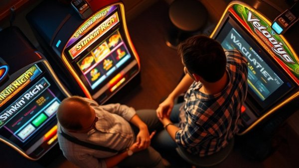 Edwardsville video gaming discussion with people at gambling machines.
