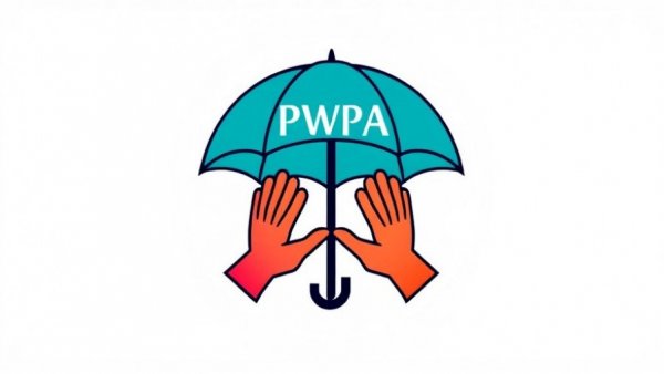 Protective-themed logo symbolizing women's protection by PWPA.
