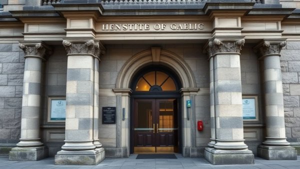 Entrance to historic building, West Dunbartonshire Council sign, help kids who are getting bullied.