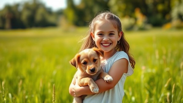 Children smiling joyfully outdoors and indoors, concept of online bullying and social media ban.