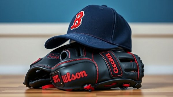Boston Red Sox cap on Wilson gloves, Red Sox pursue multiple big bats.