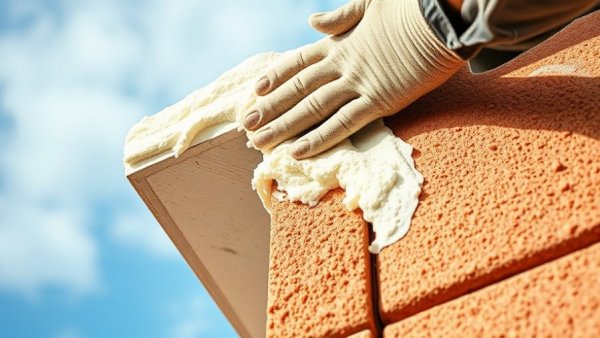 Hands applying insulation foam, relating to new exposure limits for lead and diisocyanates.