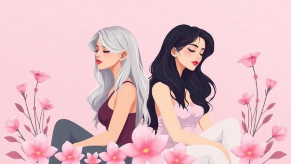 Stylized illustration for free menopause support for women in business.