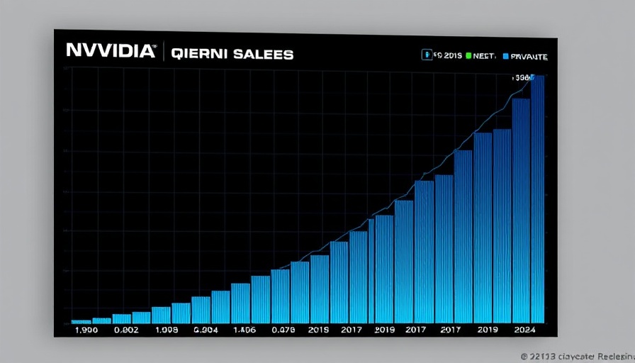 Nvidia Mixed Outlook revenue growth chart showing sales surge.