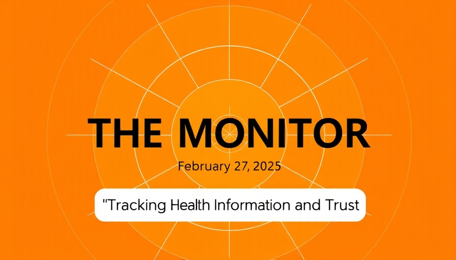 Orange graphic 'THE MONITOR' on race-based vaccine myths, February 27, 2025.