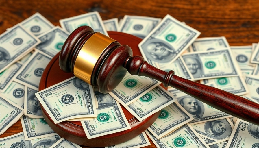 Gavel on hundred-dollar bills in Insurance Journal context.