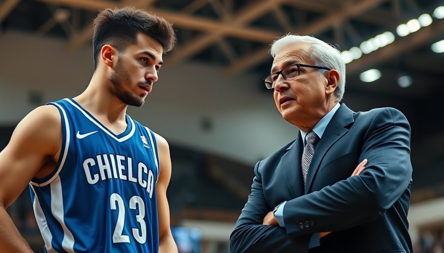 College Basketball Betting Insights: Player and coach in strategy talk.