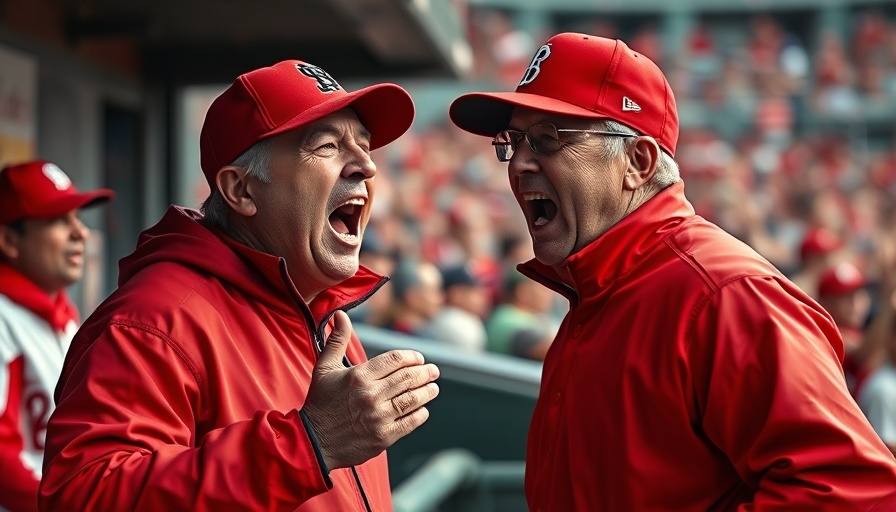 Georgia Baseball coach rallying team with intense passion.