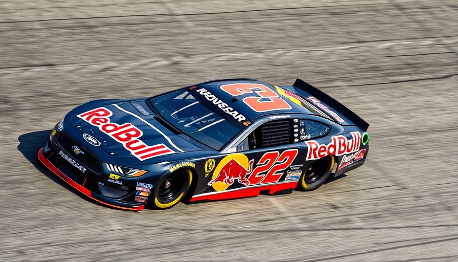 Red Bull NASCAR cars racing on track in high-speed comeback