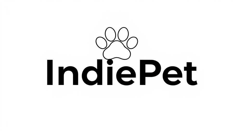 IndiePet logo with paw print, Global Pet Expo 2025